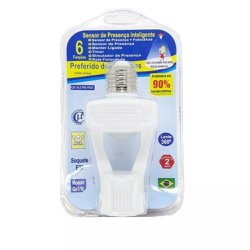 Sensor de presenca qualitronix fotosoquete e-27 - qa17m