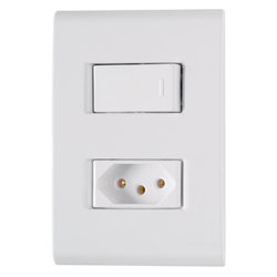 Interruptor conjugado tramontina liz 1 x 1 - 20a/250v - 57170/044