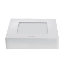 Luminaria de led avant sobrepor quadrada 12w