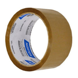 Fita adesiva para embalagem norton 48mm x 45m marrom