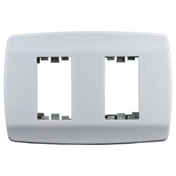 Placa com suporte slim ilumi 4 x 2 - 2 modulos separados - 82080
