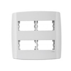 Placa com suporte slim ilumi 4 x 4 - 4 modulos separados