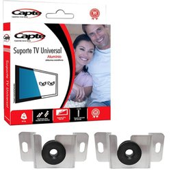 Suporte para tv capte fixo aluminio 10 a 50