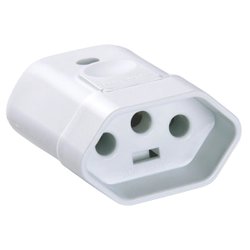 Pino tramontina femea (m10) tripolar branco 10a