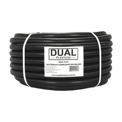 Conduite corrugado dual preto 20mm - com 50m