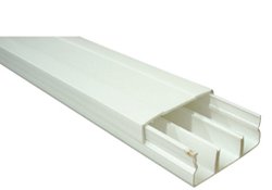 Canaleta branca com adesivo plasbohn 20 x 10mm