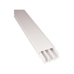 Canaleta branca com adesivo perlex 10 x 10mm