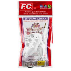 Extensao bipolar paralela fc new pop 03m branca - 27786