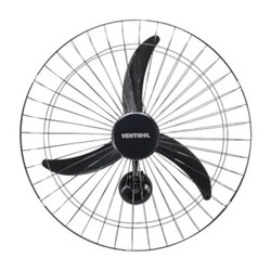 Ventilador de parede ventisol 60cm 127v power preto