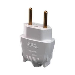 Pino macho bipolar mec-tronic 20a branco - 39221