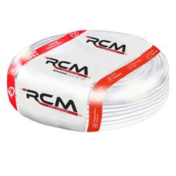 Fio flexivel rcm 2,5mm branco com 100m