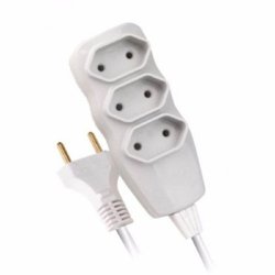 Extensao bipolar paralela fc new 1,5m branca - 24198