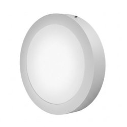Luminaria de led spotlux sobrepor redonda 12w branca