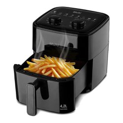 Fritadeira eletrica multilaser 4,2l air fryer 1350w/127v – go252