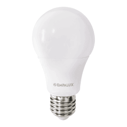 Lampada led pera empalux amarela 9w 3000k bivolt