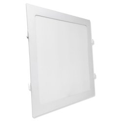 Luminaria de led empalux embutir quadrada 24w branca