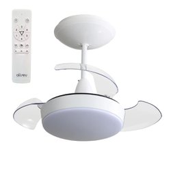 Ventilador de teto com luminaria aliseu pro 56,4cm bivolt c/controle - 34217