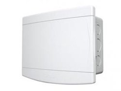 Quadro interno com barramento tigre pvc branco 6 a 8d.