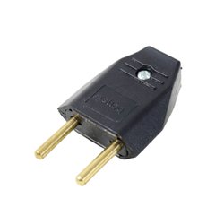 Pino macho bipolar perlex 10a preto - 1041