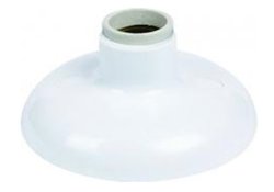 Plafon com soquete perlex branco porcelana - 125/1