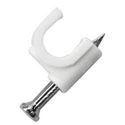 Fixador para fio coaxial trifixi 08mm - com 20