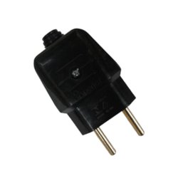Pino macho bipolar perlex 10a preto - 1031