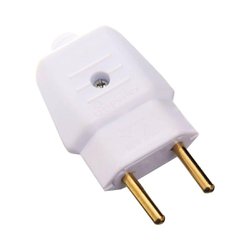 Pino macho bipolar perlex 20a branco - 1036