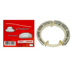 Resistencia bella ducha lorenzetti 220v/6800w - 3056a