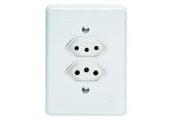 Tomada dupla perlex pumalux 20a - 2315/15