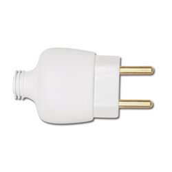 Pino macho bipolar ilumi 20a branco - 14340