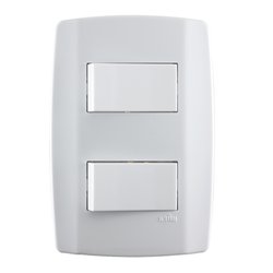 Interruptor simples ilumi slim 2 teclas - 8018