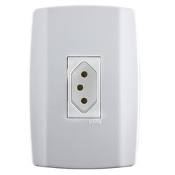 Tomada slim ilumi 20a/250v vertical - 80141