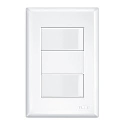 Interruptor simples evidence fame 2 teclas 16a/250v - 2904
