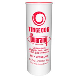 Corante em po guarany 40g - vermelho