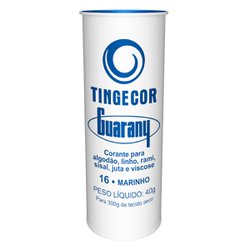 Corante em po guarany 40g - azul marinho