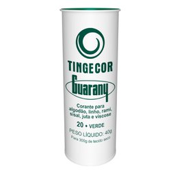 Corante em po guarany 40g - verde