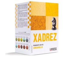 Corante em po xadrez 250g - amarelo