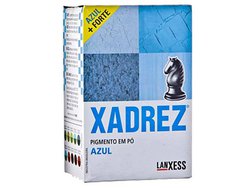 Corante em po xadrez 250g - azul