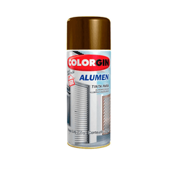 Tinta spray alumen colorgin 350ml bronze escuro - 772