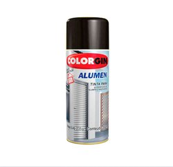 Tinta spray alumen colorgin 350ml preto fosco - 773