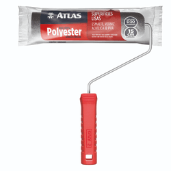 Rolo de poliester cinza atlas 406 15cm