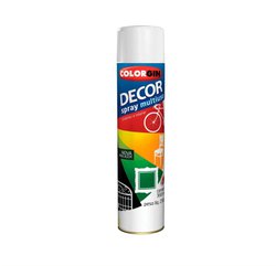 Tinta spray decor colorgin 360ml branco fosco - 8841