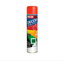 Tinta spray decor colorgin 360ml vermelho - 8761