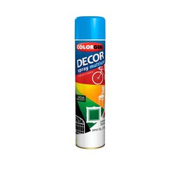 Tinta spray decor colorgin 360ml azul medio - 8621