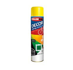Tinta spray decor colorgin 360ml amarelo - 8591