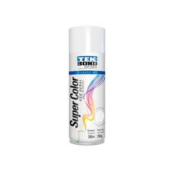 Tinta spray uso geral tekbond 350ml branco brilhante