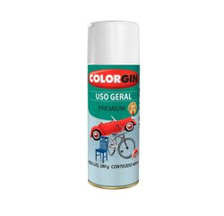 Tinta spray uso geral colorgin 400ml branco brastemp - 55201
