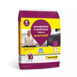 Argamassa para porcelanato quartzolit ceramica cinza com 20kg