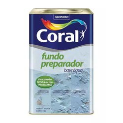 Fundo preparador coral lt base agua incolor
