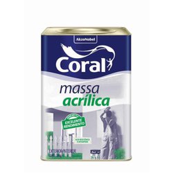 Massa para pintura coral acrilica - lata